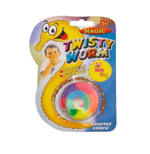 Rainbow Fidget Twisty Worm